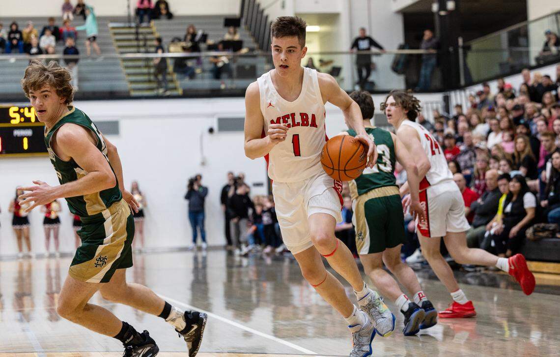 Cutter Beus is the only returning starter for a Melba boys basketball team that finished as the 2A state runner-up last season.