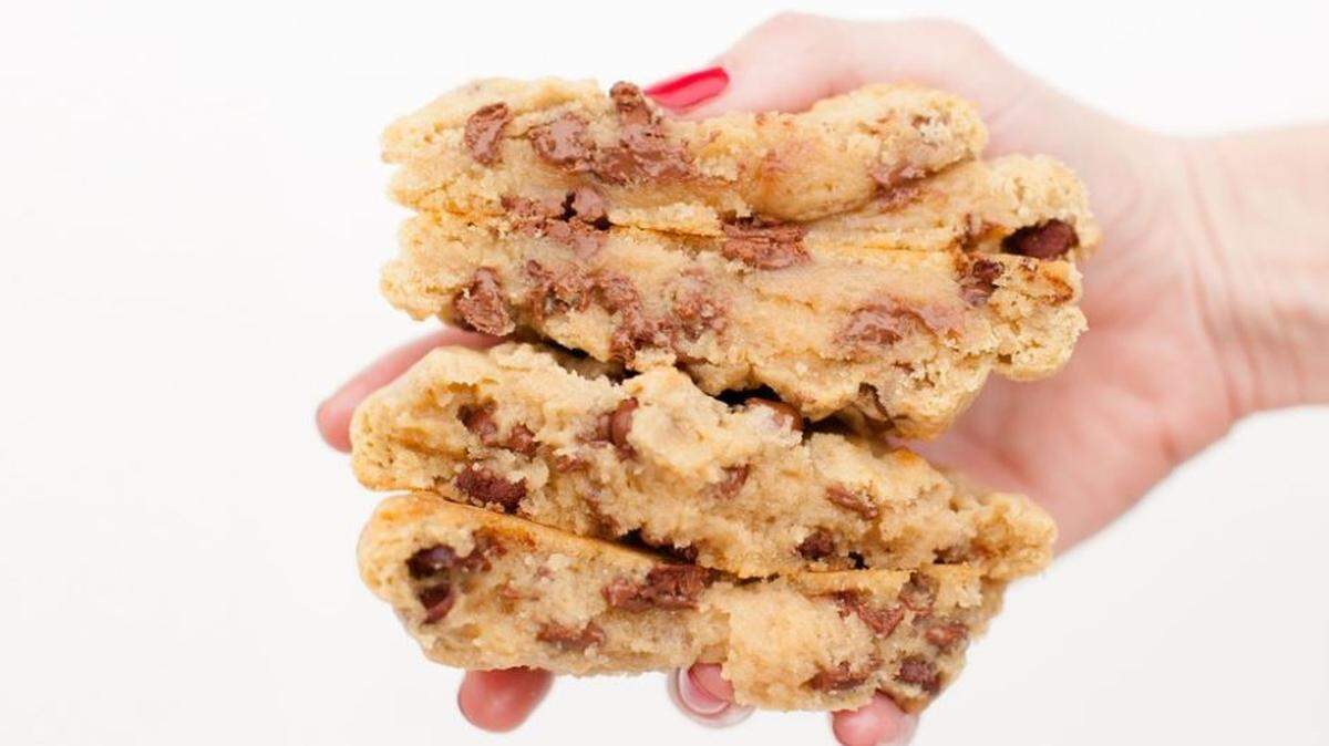 Break them in half if you want. Either way, you'll need to open wide to nibble one of these beasts.