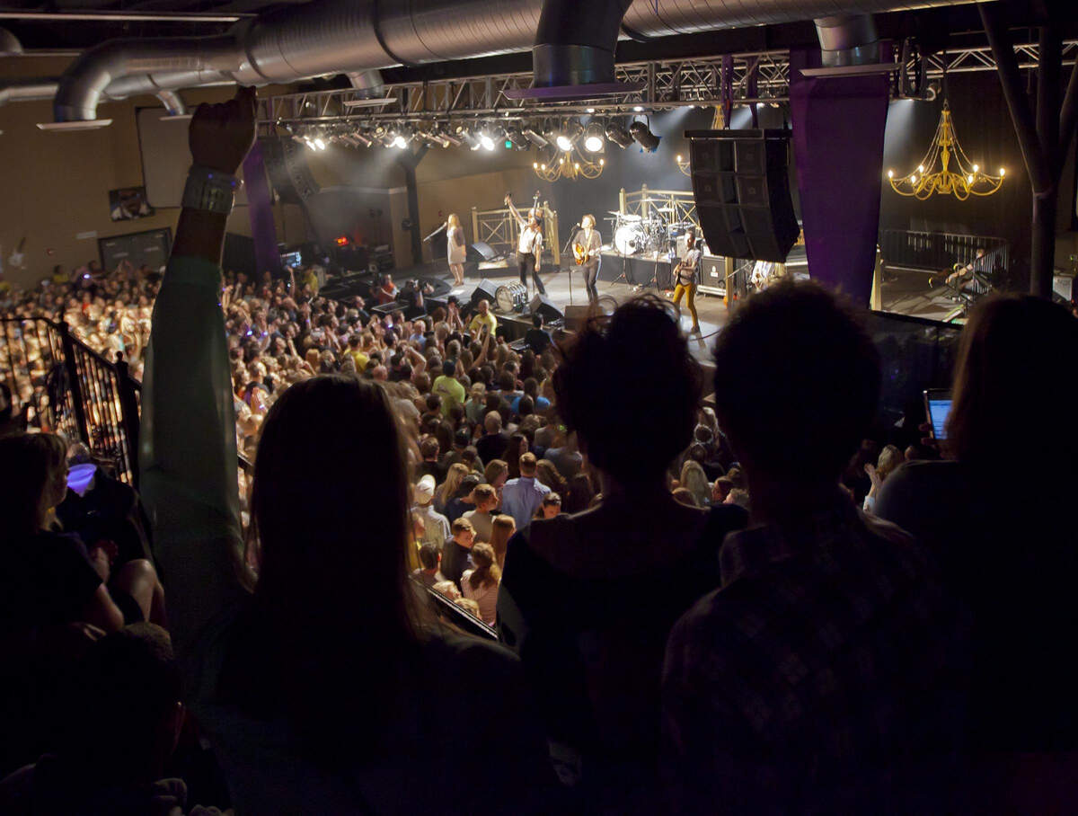 The Revolution Concert House and Event Center in Garden City has a capacity of 2,200.