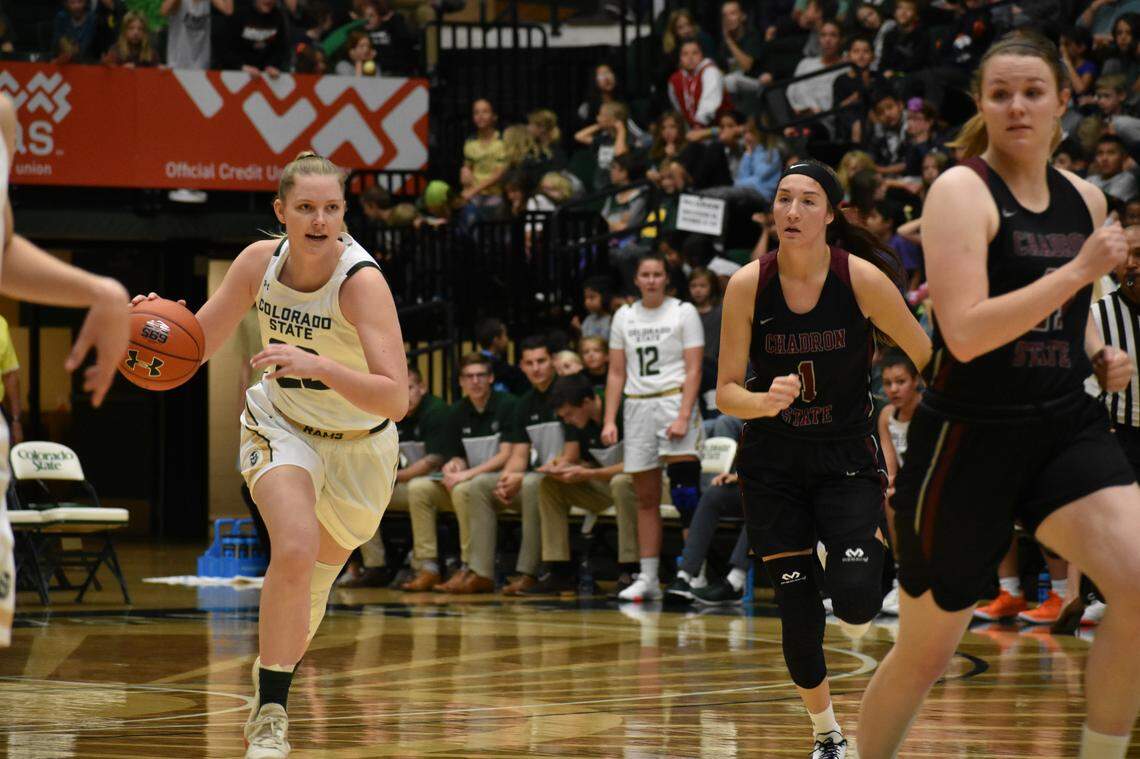 Lauren Brocke is one of two Centennial High graduates and former Idaho state champions who currently plays for the first-place Colorado State women’s basketball team.
