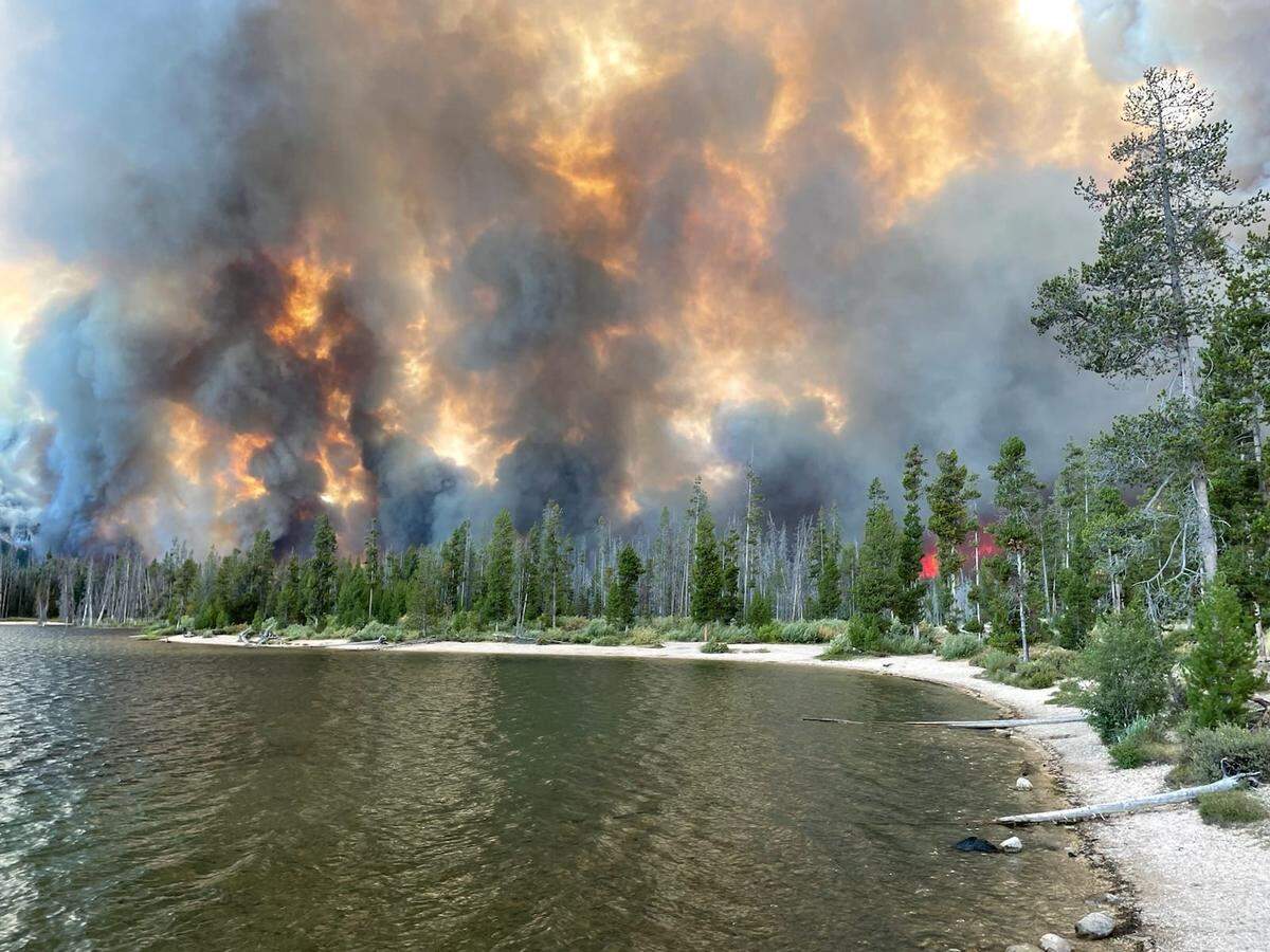 Wildfire reached Stanley Lake on Aug. 22. On Aug. 24, Custer County Sheriff Ethan Kelly issued a first wave of evacuation orders.