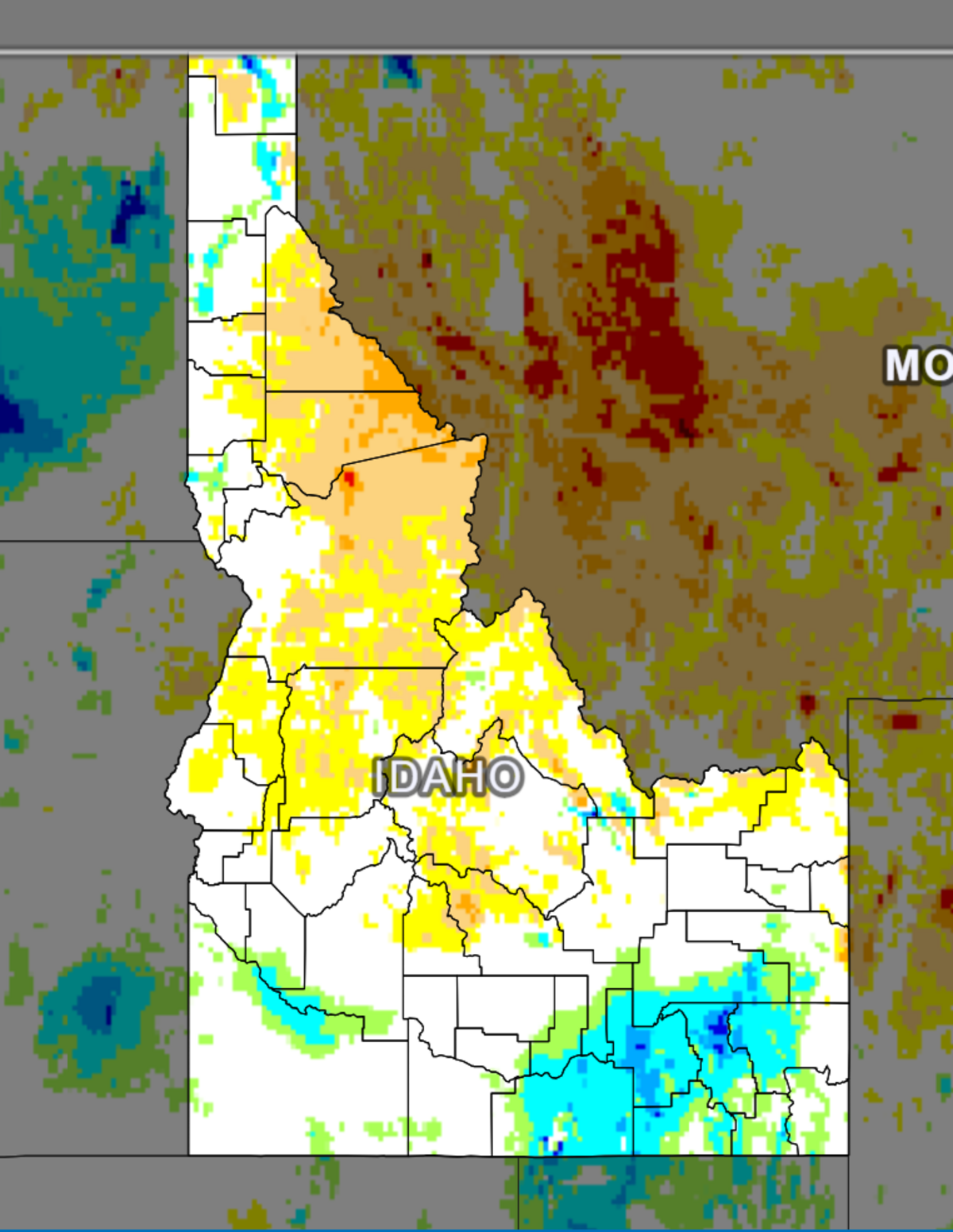 NOAA predicts that much of Idaho will see drier conditions than usual in the next three months.