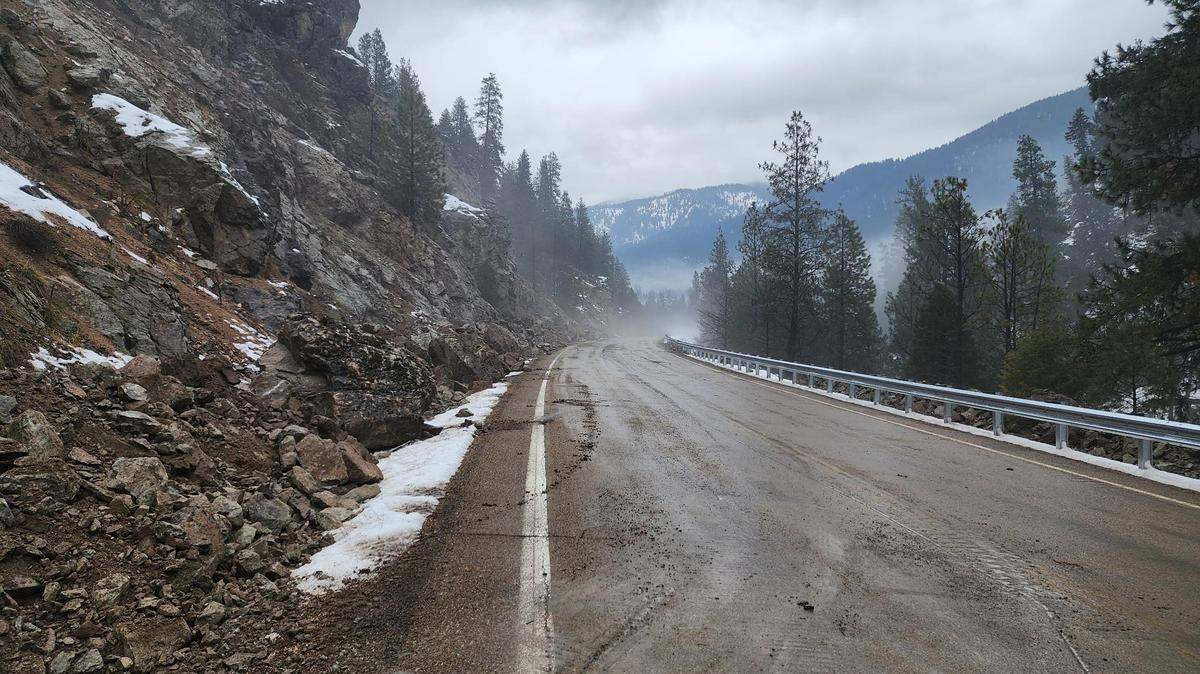 Idaho 21 reopened for the weekend, but will close again from about Sourdough Lodge in Lowman to Banner Summit.
