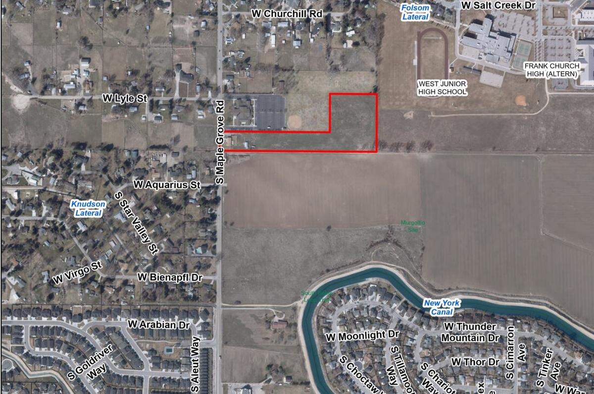 Crestgate Subdivision would lie on about 8 acres of land at 3750 S. Maple Grove Road in Southwest Boise.