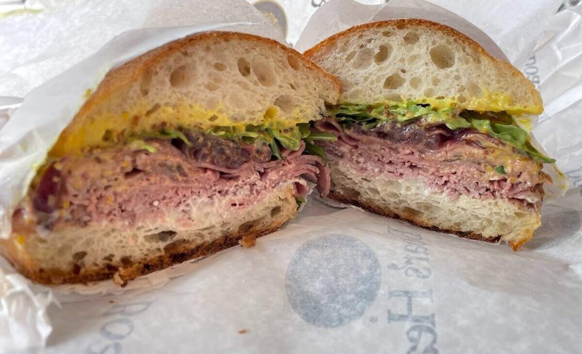 The aptly named Roast Beef Bliss adds a decadent blue cheese spread, peppery arugula and a tangy golden ale-based mustard to create a masterpiece.