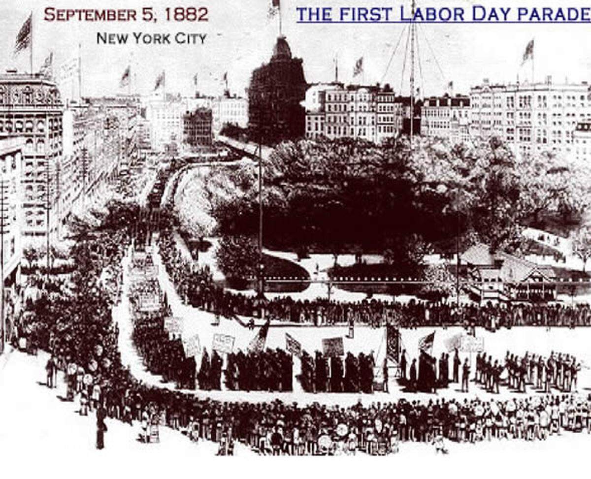 The first Labor Day parade was held in New York City in 1882. 
