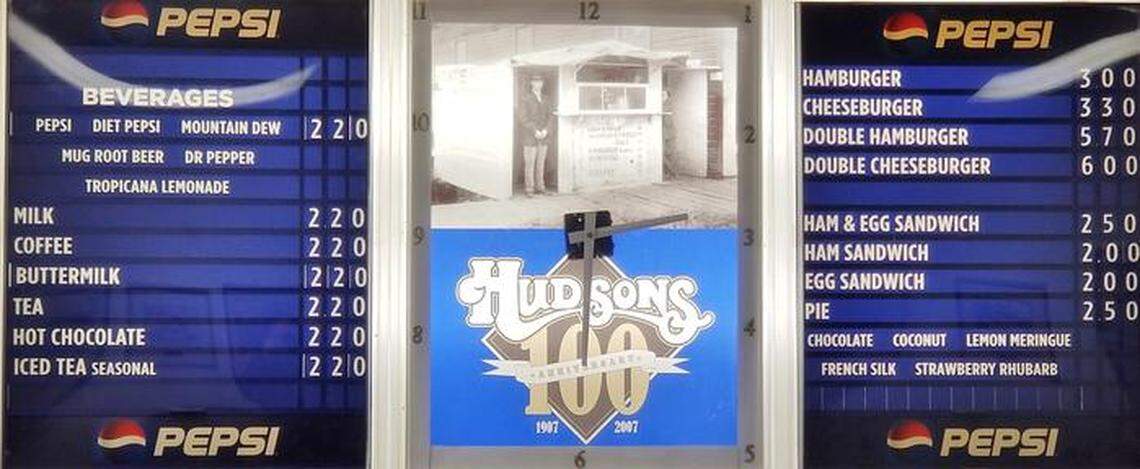 The menu at Hudson’s is straightforward.