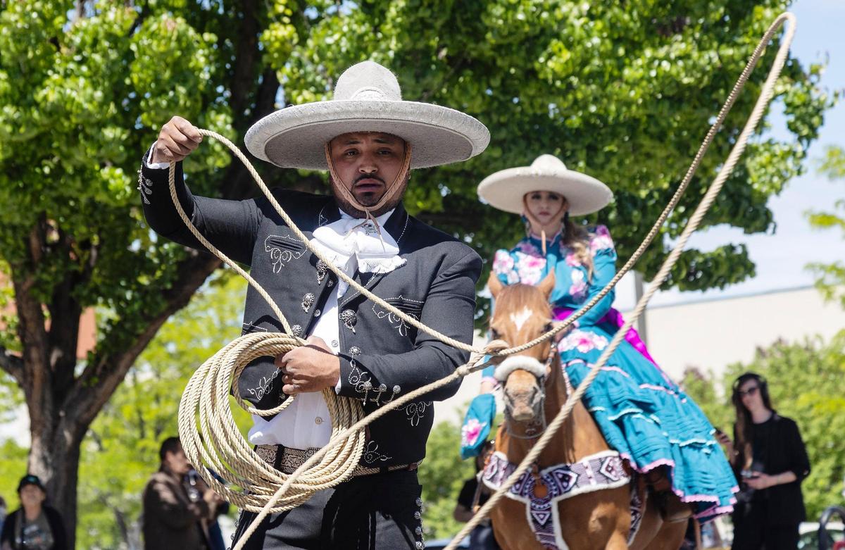 Entertainers perform at the Hispanic Cultural Center of Idaho.