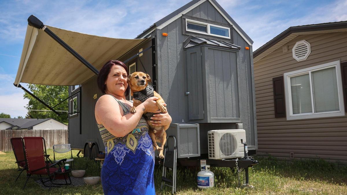She bought and set up her tiny Meridian home. Now she fears homelessness. This is why