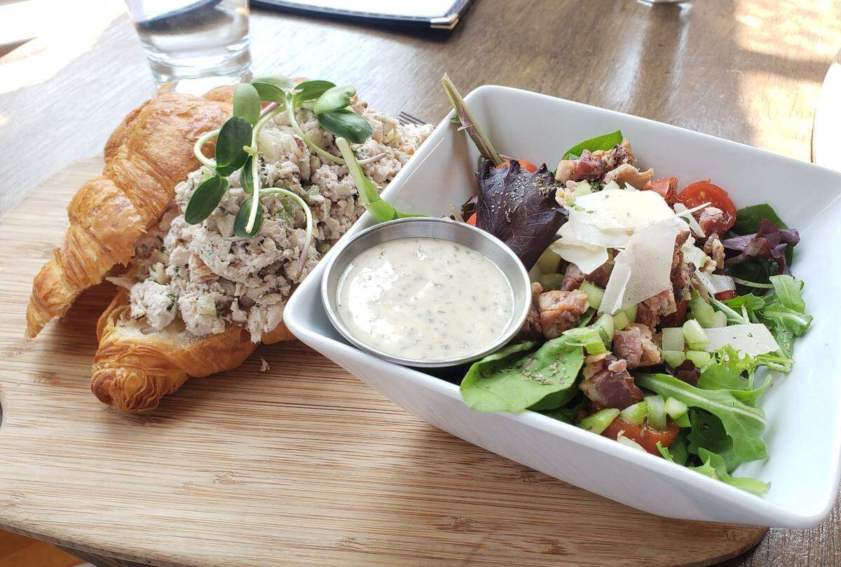 The Chicken Tarragon Croissant at Hyde House in Boise’s North End is both simple and complex.