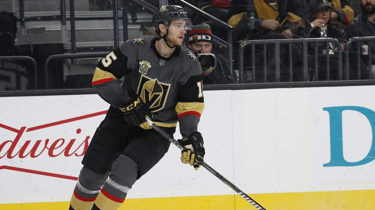Defenseman Jon Merrill will represent the Golden Knights when the NHL Las Vegas franchise hosts a kids clinic on Aug. 7 in Boise.
