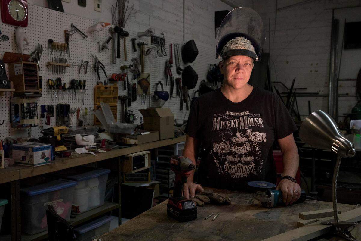 Susan Latta, 52, is an artist at the Sculpture Studio in Boise.