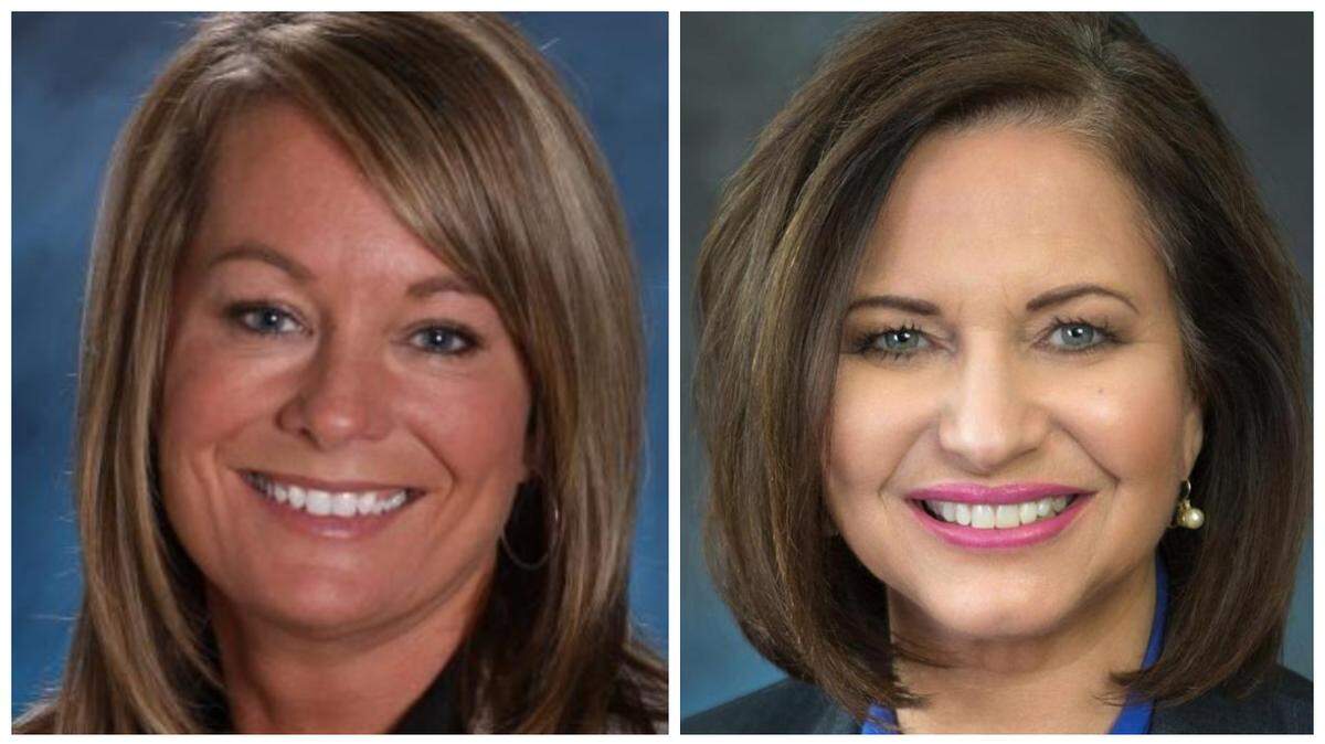 Sherri Ybarra, left, and Cindy Wilson