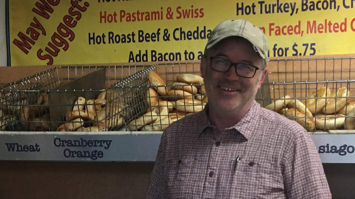 Mark Hansen, owner of Blue Sky Bagels, is opening a new store on busy State Street in the space once filled by River City Coffee & Cafe.
