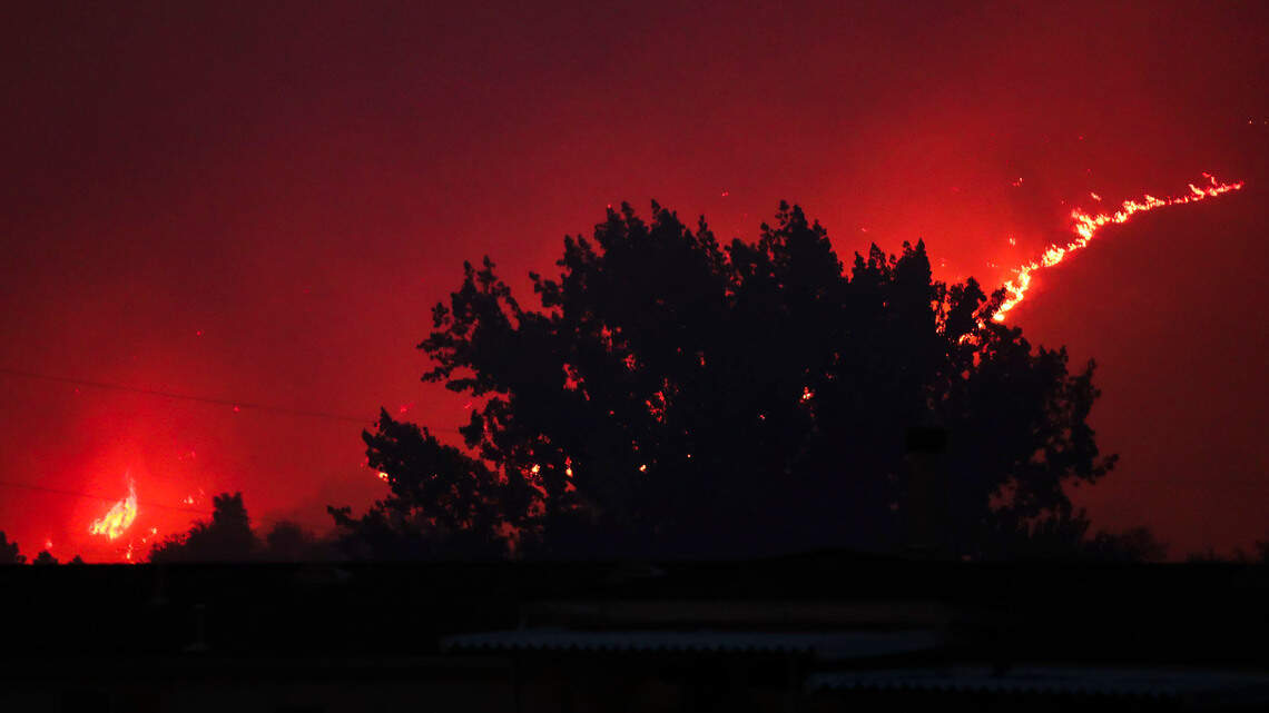 ‘Active flame’ of 200-acre grass fire near Eagle knocked down, residents return