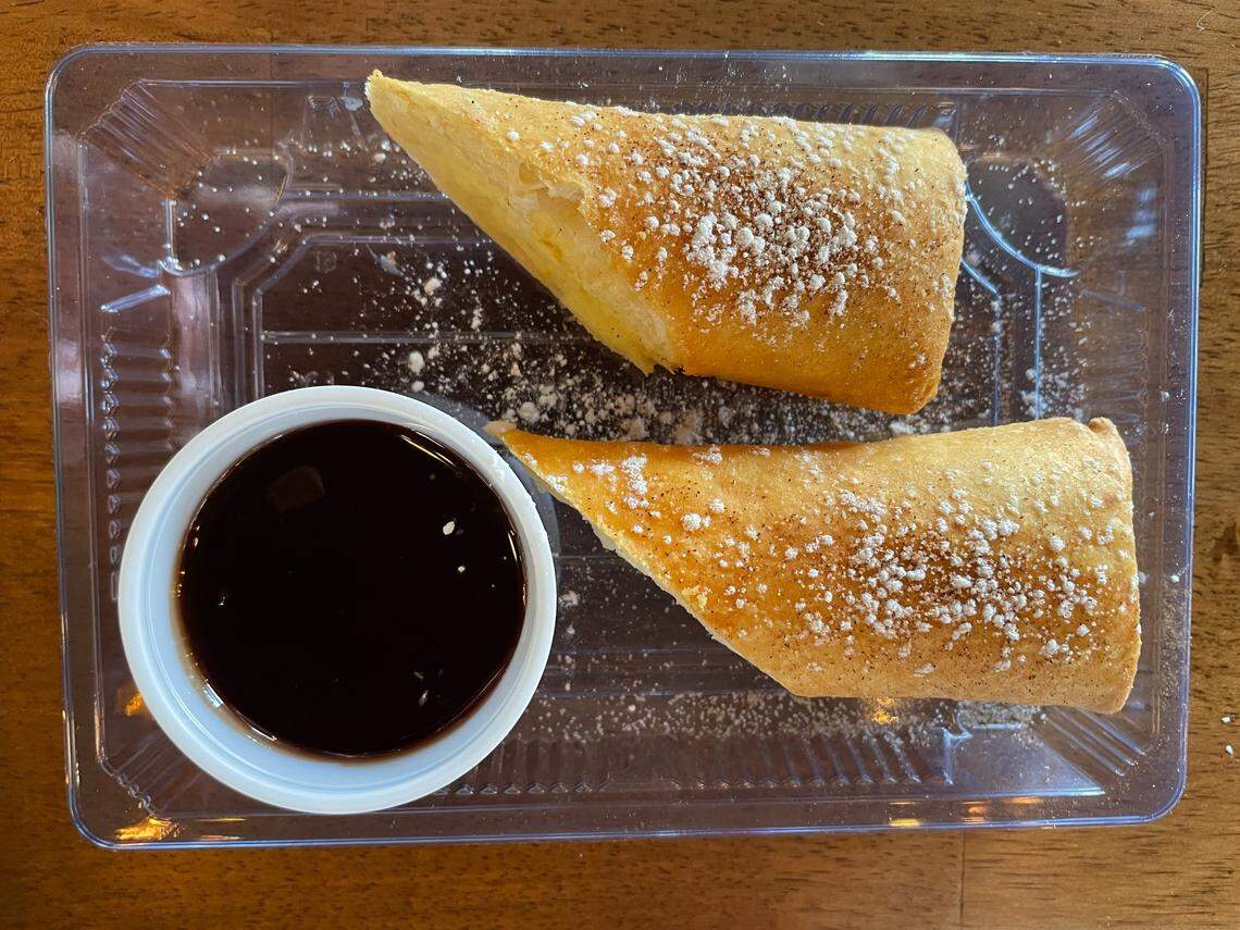 If you like it sweet, you won’t go wrong with Deep Fried Cheesecake with a chocolate dipping sauce.