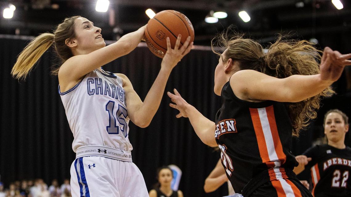 Cole Valley Christian senior Ellie Fraas finished with 11 points, eight rebounds and six assists to lead the Chargers to their first state title with a 58-45 win over Aberdeen in the 2A state championship Saturday at the Ford Idaho Center in Nampa.