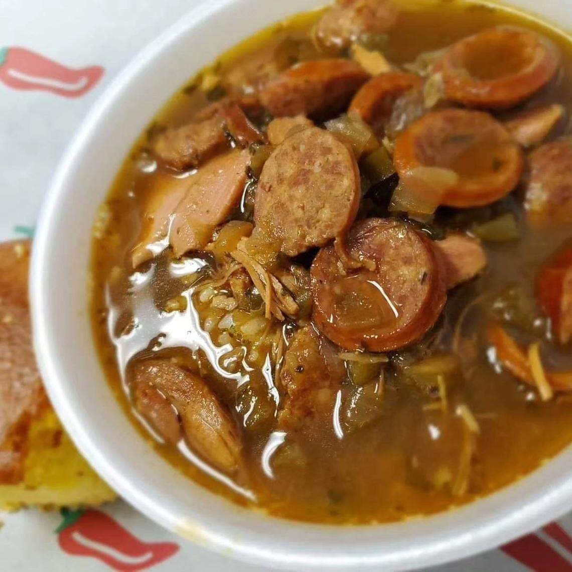 Gumbo was a menu staple at Louisiana Soul Bayou.