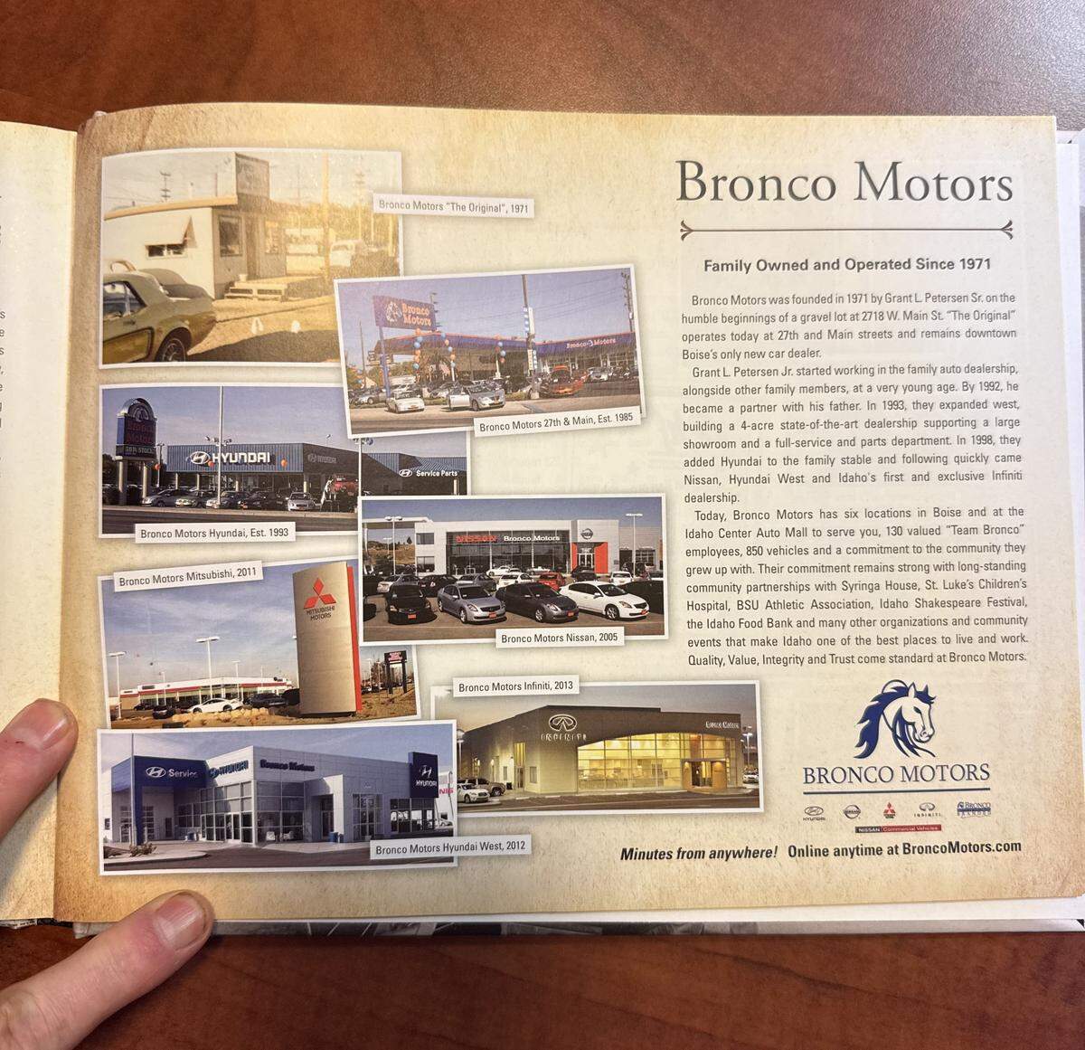 Petersen said the acquisition gives Bronco Motors’ customers more options, “whether that’s a gas, hybrid or electric vehicle.”
