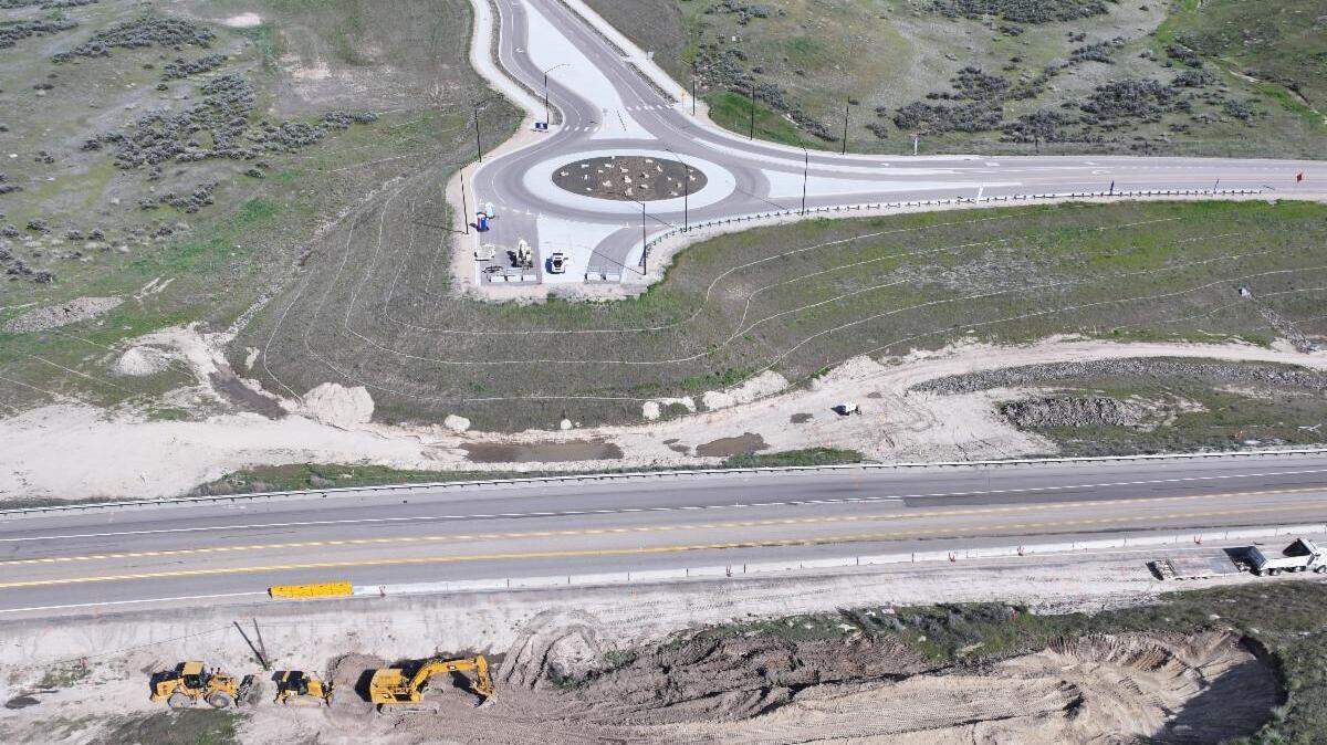 A new overpass in Valnova will span Highway 16 in the Eagle Foothills, easing congestion for the two lane highway’s right turn onto Aerie Way. Construction began in March and is expected to be completed by December 2026.