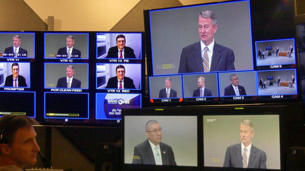 Idaho Gov. Brad Little appeared on Idaho Public Television on Thursday night.