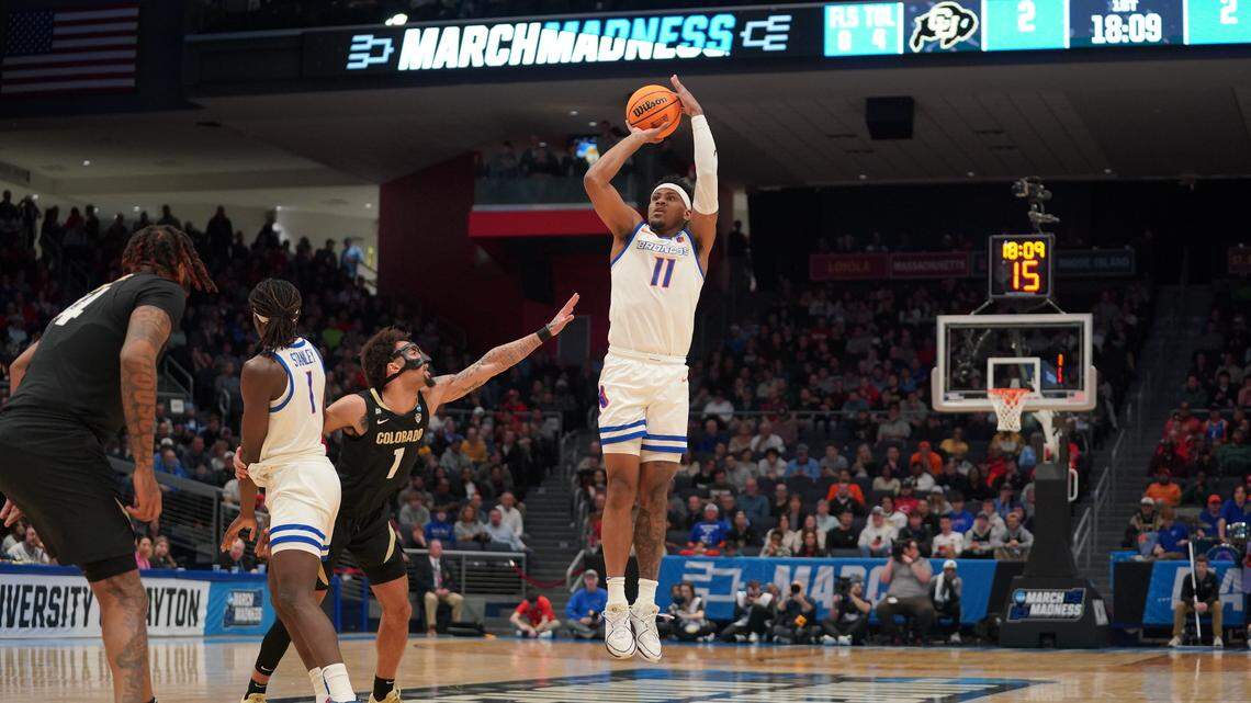 Late scoring drought dooms Boise State as Broncos’ NCAA Tournament heartbreak continues