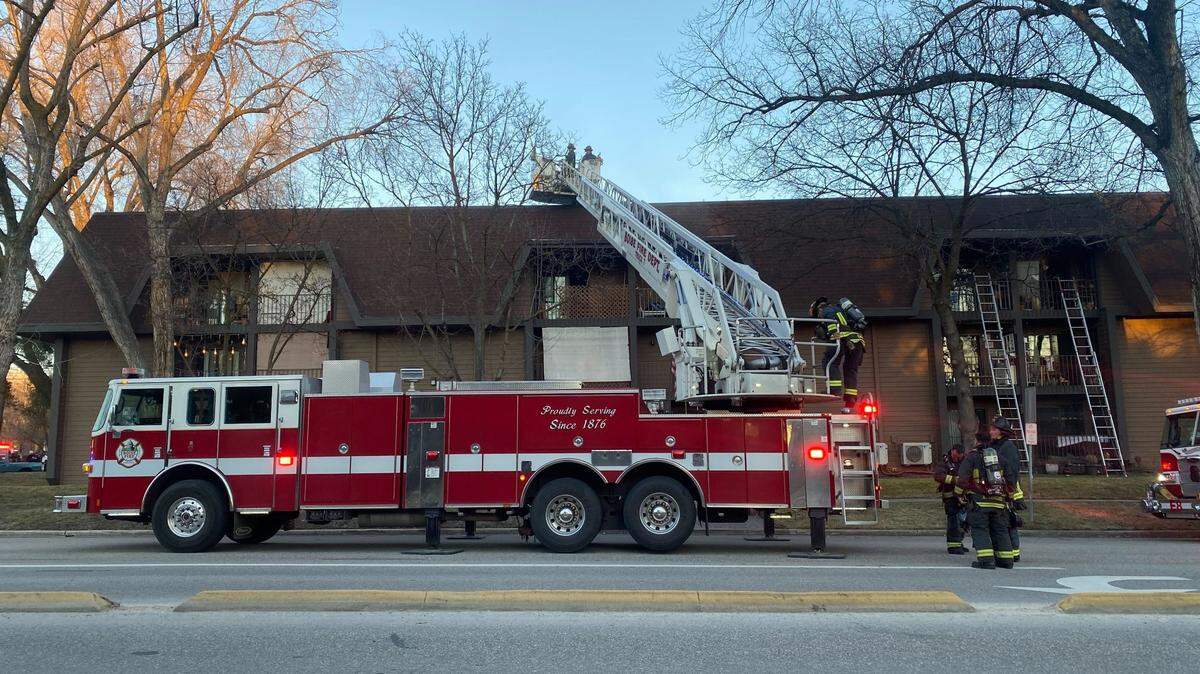 Boise firefighters responded to the Harrison Hills apartment complex off of Harrison Boulevard for a two-alarm fire.