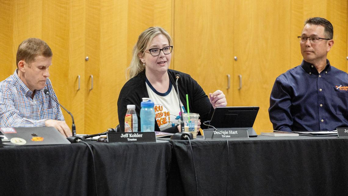 Meridian Library District Board Vice Chair Destinie Hart said that the library’s Request for Reconsideration form, which is required under the state’s new “harmful to minors” law, is intended to “invite library patrons to engage with the board and the staff in this good faith process.” Hart cautioned members of the public to use the form only for “legitimate concerns.”