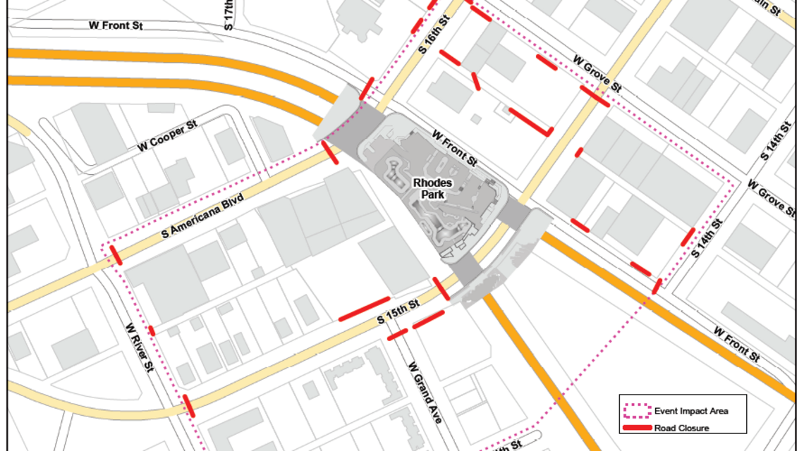 The X Games are in Boise this weekend, which means these Downtown roads will be closed