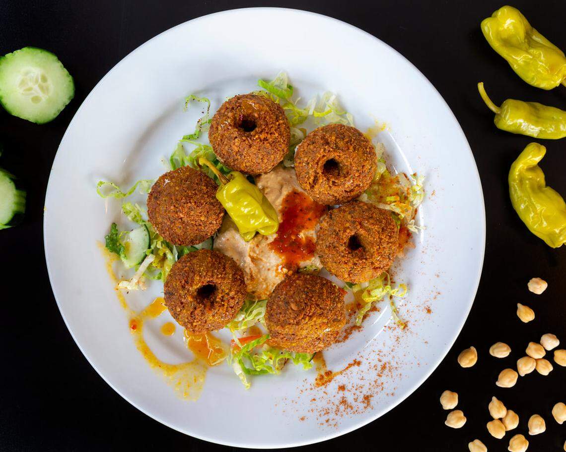 Falafel is on the menu at Tarbush.