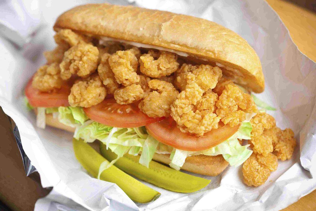 One of the biggest sellers at LSB is the Fried Shrimp Po’ Boy.
