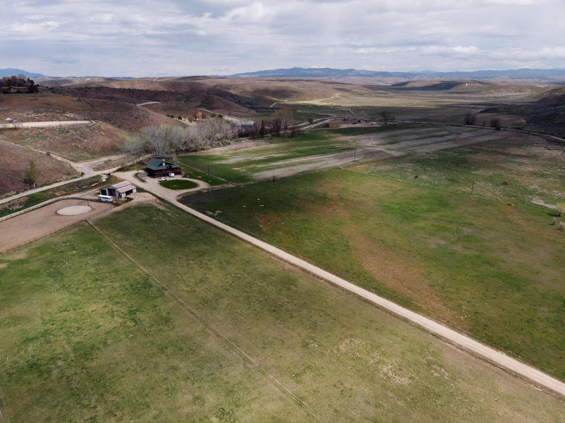 Land to the northeast of the intersection of State Highway 16 and Equest Lane is pictured on April 27, 2022.