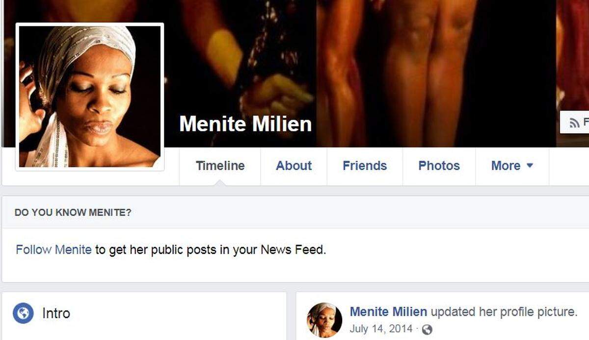 Menite Milien died from injuries she suffered after she was struck by a pickup that drove onto a Boise sidewalk Oct. 1, 2017. This is a screenshot of Menite's Facebook page.