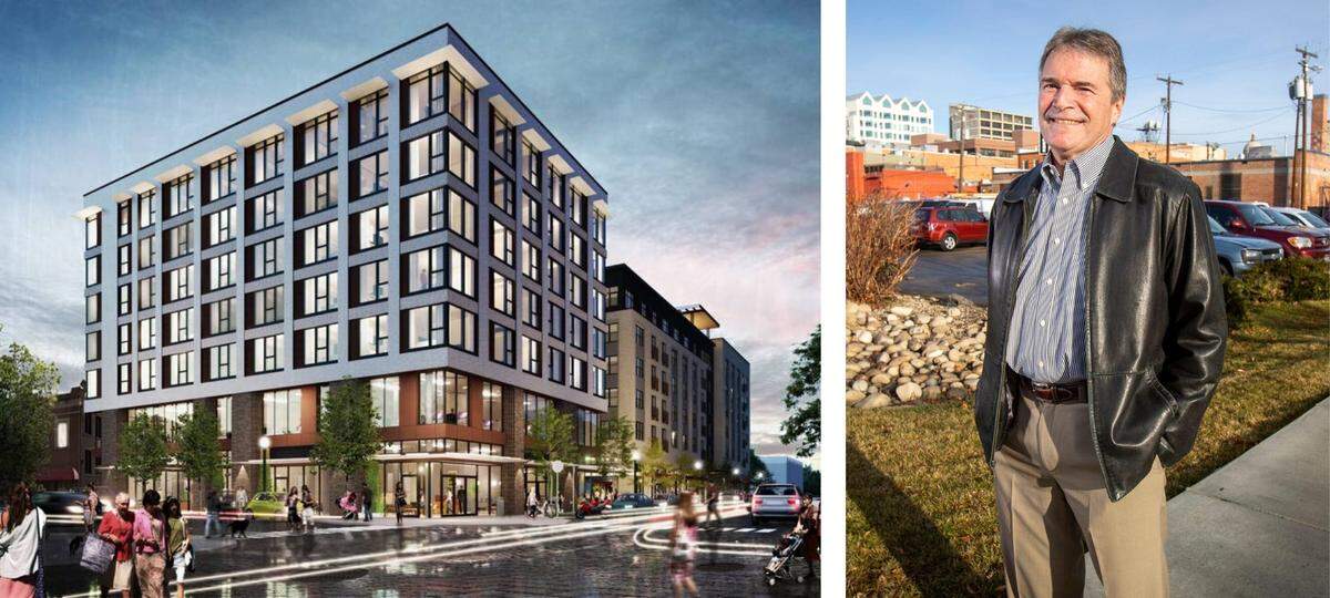 Developer Clay Carley of Old Boise is building a federally subsidized 60-unit apartment at 6th and Grove streets in downtown Boise. More than half of the units will be reserved for low-income renters.