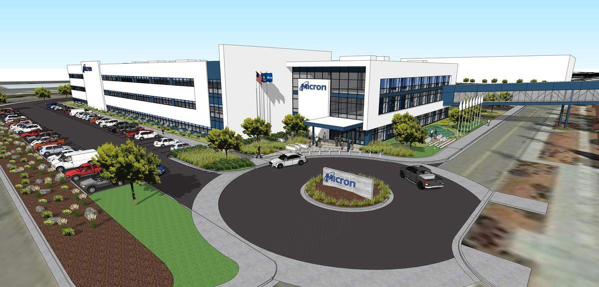 An artist's rendering of the 160,000-square-foot office building, which was designed by CTA Architects Engineers and is being built by Engineered Structures Inc. of Meridian.