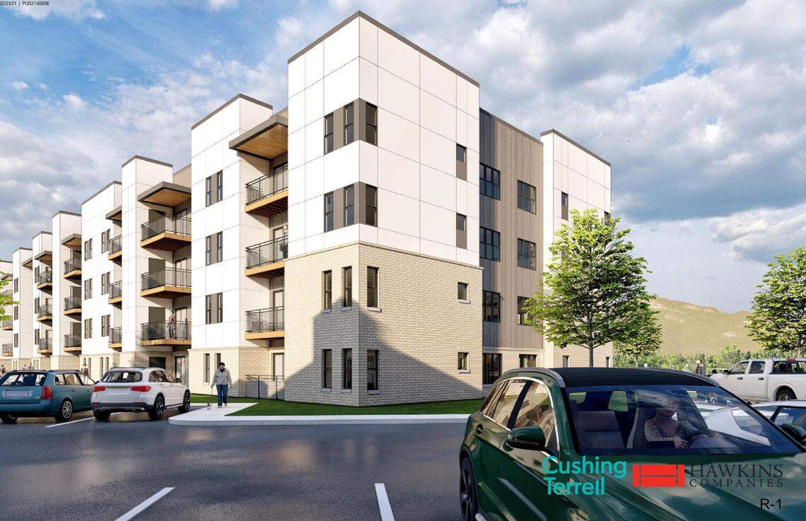 JRS Properties is seeking to build 270 apartments on Gowen Road. Amenities include a dog park, a pool and a clubhouse.