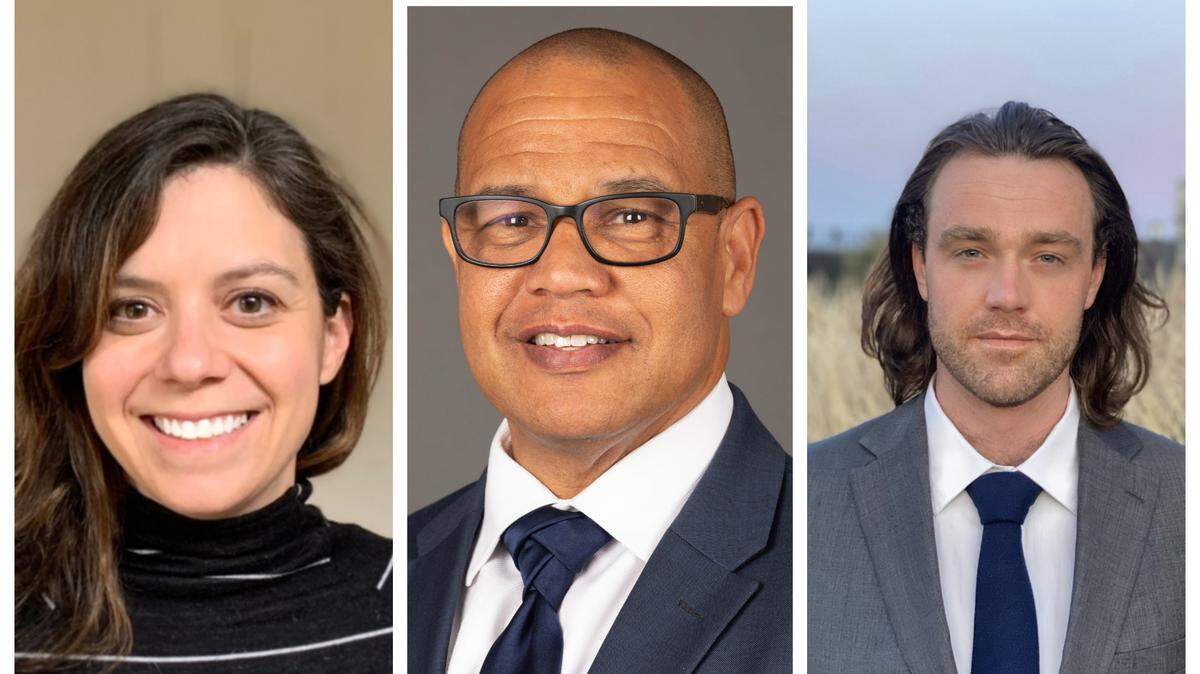 The three finalists for the director of Office of Police Accountability position are, from left: Leia Pitcher, Vic McCraw and Mac Muir.