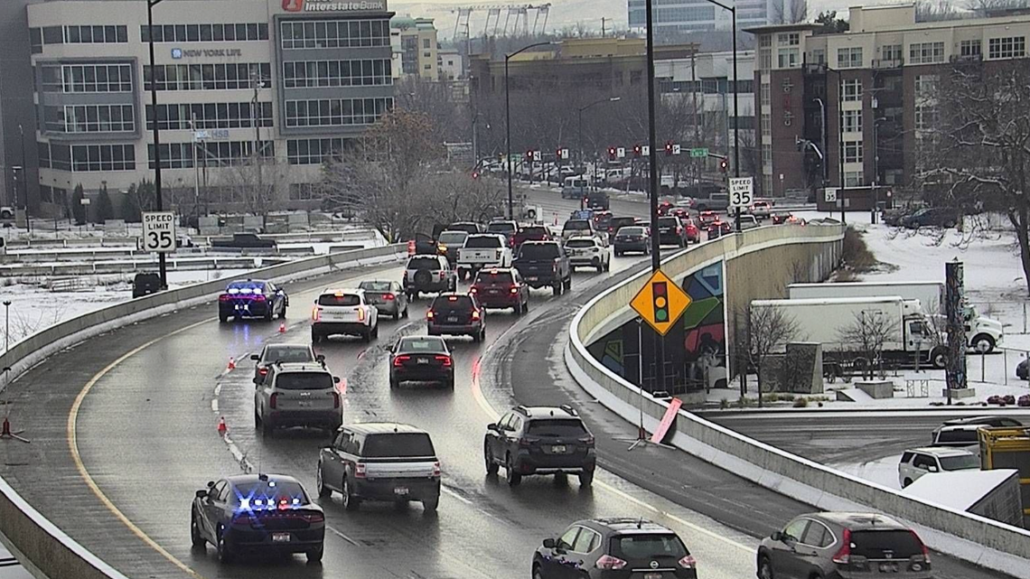 Update: Boise Connector near Front is back open after crash causes lane closures