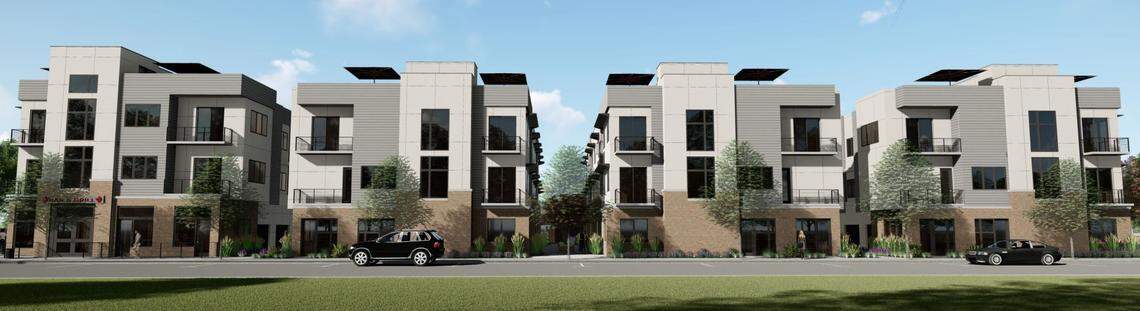 Rendering of the proposed Whitewater Station development on Stewart Avenue, off North 27th Street.