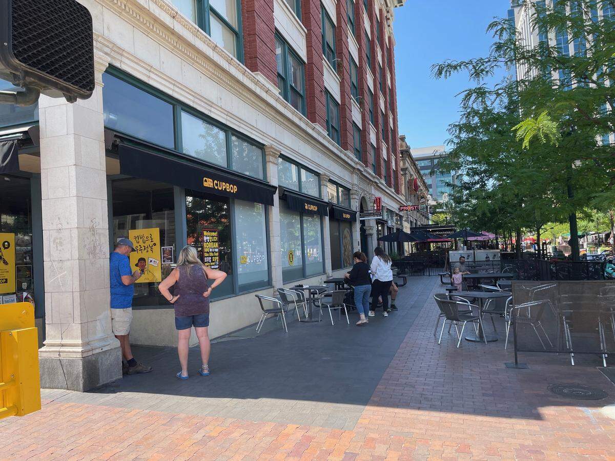 As lunch hour approached, Cupbop remained closed Wednesday at the corner of 8th and Bannock streets on downtown’s “restaurant row.”