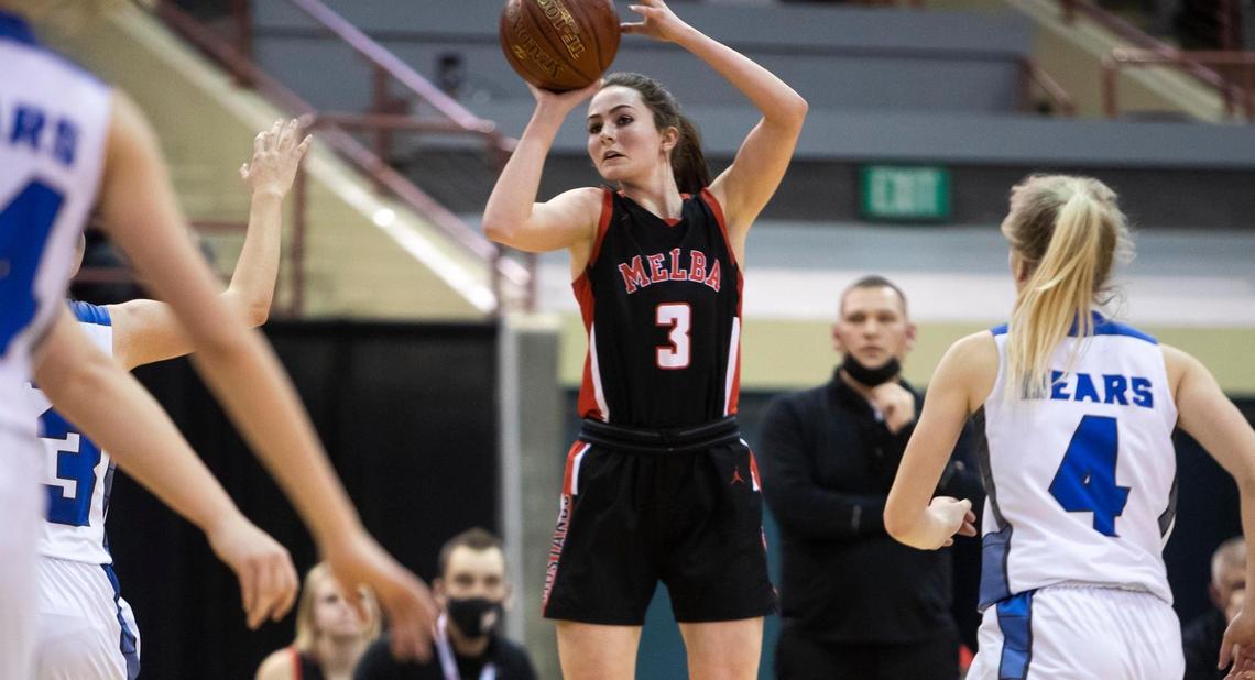 Melba forward Kendall Clark earned first-team 2A All-Idaho honors last year and returns for her senior season.