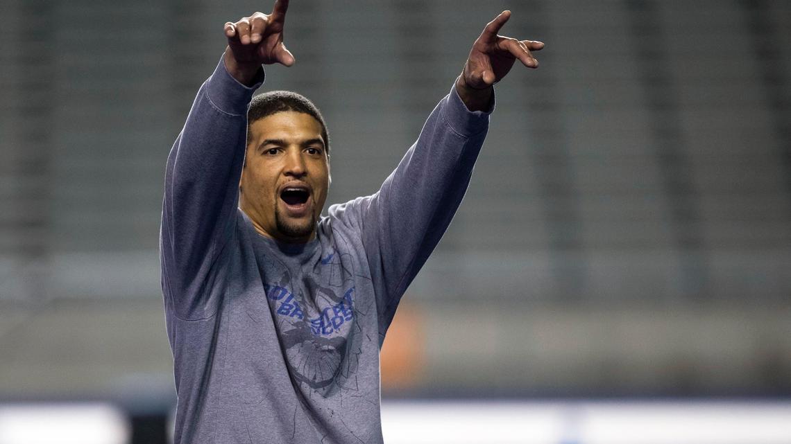 Former Boise State linebacker Winston Venable has coached running backs at his alma mater the past two seasons. He stepped down Thursday to pursue other opportunities.