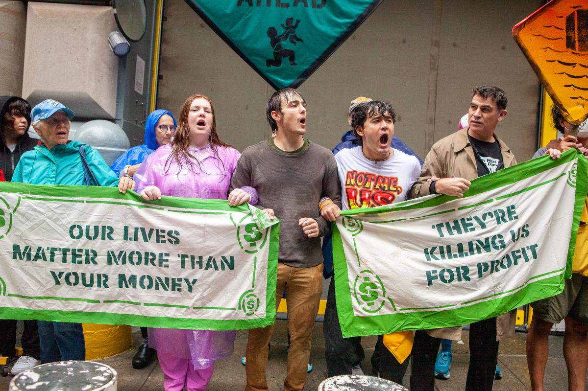 Two Boise High graduates were arrested at a climate protest in New York City on Monday. Ella Weber, fourth from left, is a student at the University of Idaho in Moscow. Shiva Rajbhandari, sixth from left, is a freshman at the University of North Carolina at Chapel Hill and a member of the Boise School Board.