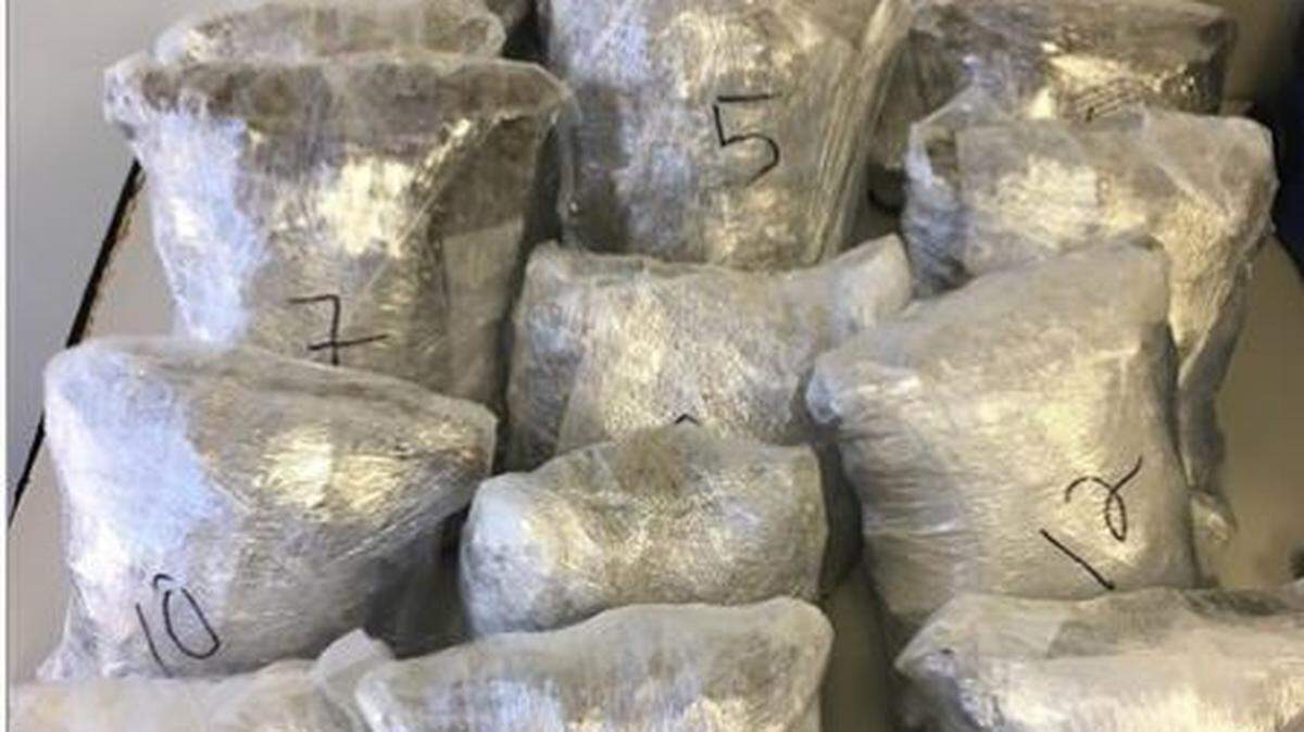 City bus drivers found a suitcase on July 17, 2018, containing nearly 16 pounds of marijuana, left on a bus that was set to travel out of the state from the bus station at Bannock and 13th streets.