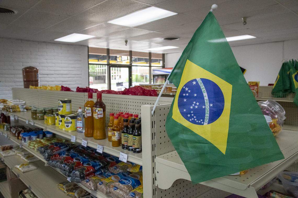 Brazilian food and treats line the shelves of Viva Brazil, a market at 3075 N. Cole Road in the Idaho Asian Plaza. Owners Geralda and David Hunter opened the store in November 2020 and delivered items to a small group of customers during the pandemic, they said. One of the most popular items sold in the store is coxhina, made fresh every weekend, which has sold out in as quickly as 10 minutes, Geralda Hunter said.