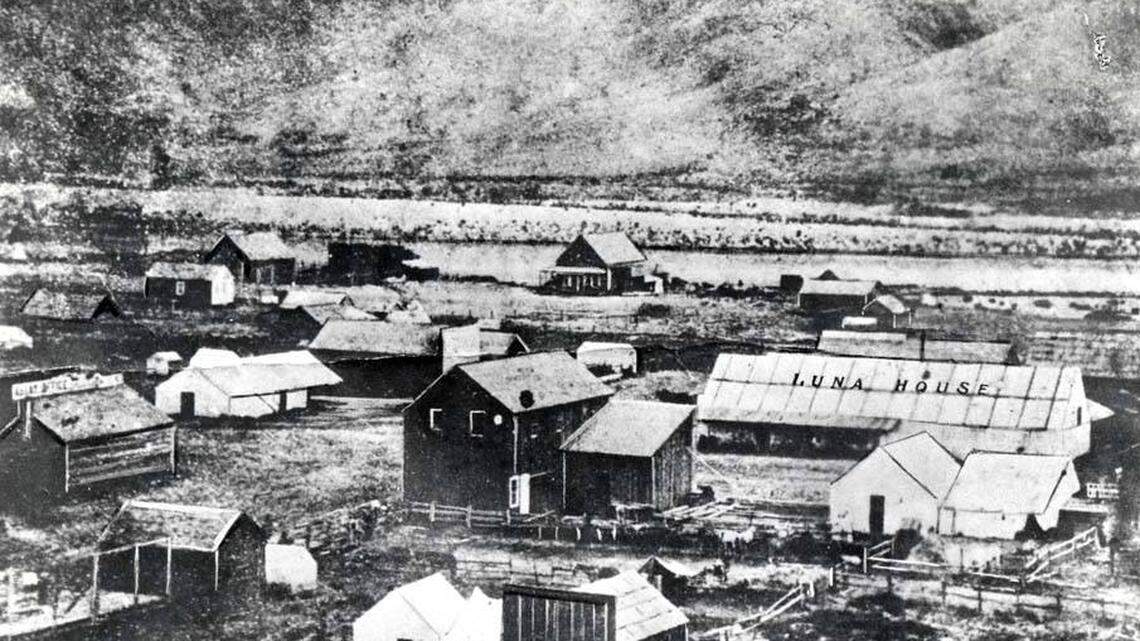 Lewiston, Idaho Territory, in 1863. Lewiston was Idaho’s capital for nearly two years. Lawmakers convened the first session of the territorial legislature there in 1863, when they established Idaho’s civil and criminal code. The capital moved to Boise in 1864, and Idaho became a state in 1890.