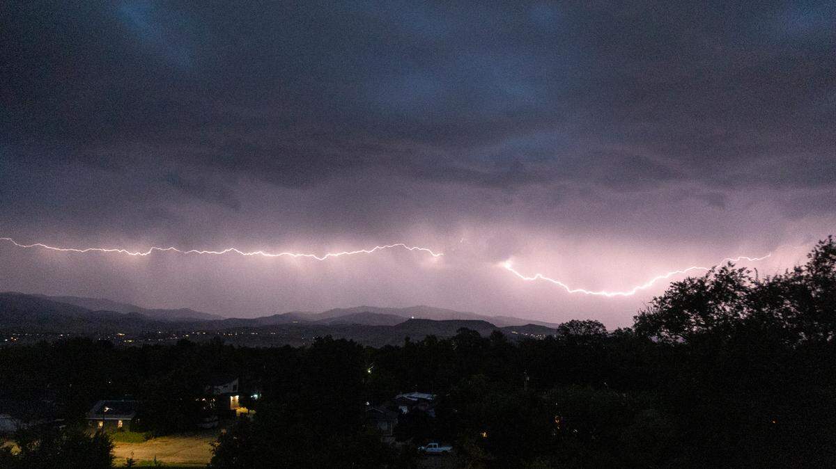 Thunderstorms with heavy rains and gusty winds are expected through Saturday evening, the National Weather service in Boise says. Friday night could see some major storms.