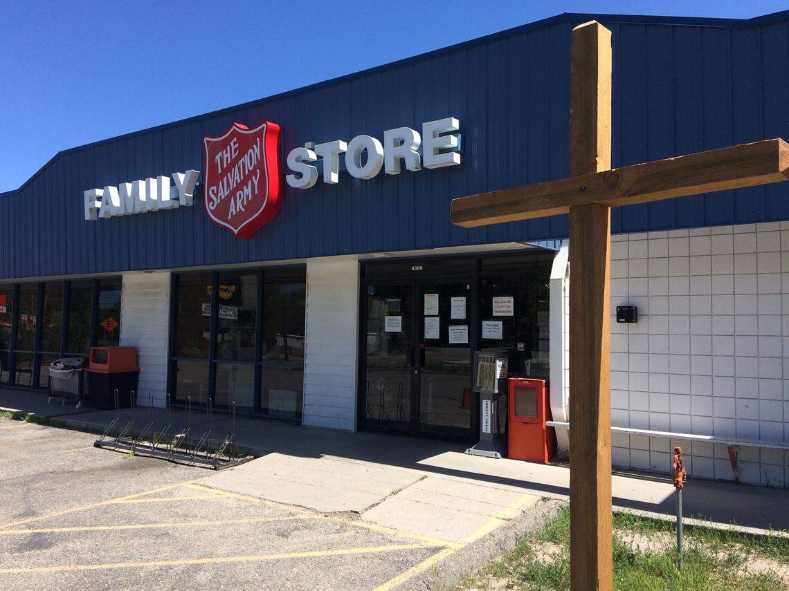 Salvation Army closed its last Treasure Valley thrift store at 4308 W. State St. in 2019. The site could soon be Interfaith Sanctuary’s next location, after the shelter purchased the building in April.
