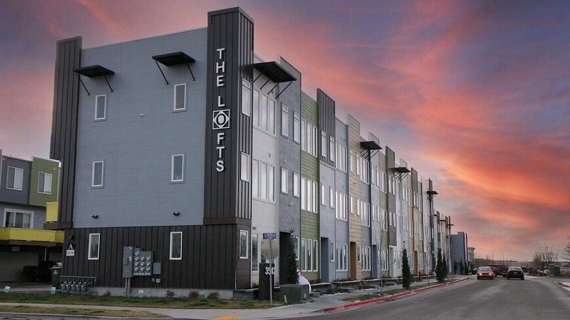 The Lofts at The village, a complex of 36 townhouses offered for rent at 3543 E. Tecate Lane near The Village at Meridian, opened in 2021 and was just put on the market.