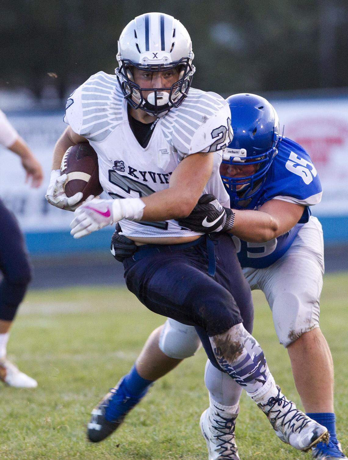 Skyview senior Tyler Crowe led the Hawks in rushing yards last season and was a 4A first-team All-Idaho linebacker.